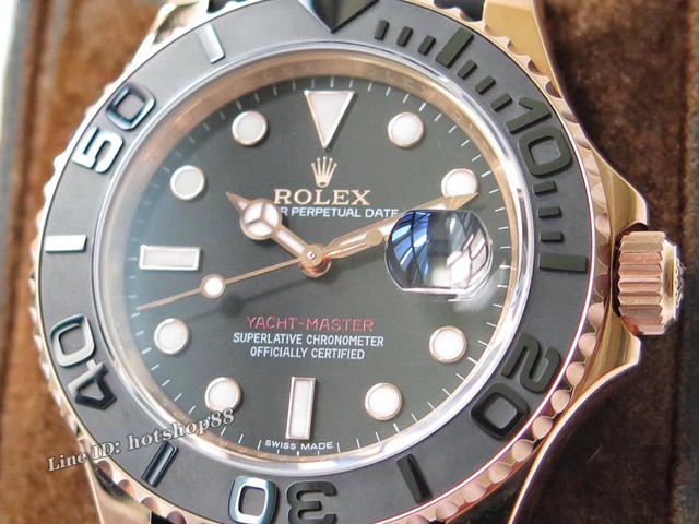 劳力士手表 Rolex金游艇 116655腕表 Rolex玫瑰金高端男士腕表 gjs1318